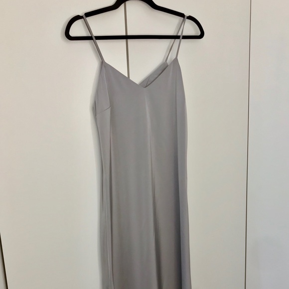 Two Feathers Teresa Slip Dress, Steel Blue, Size M - Picture 5 of 8